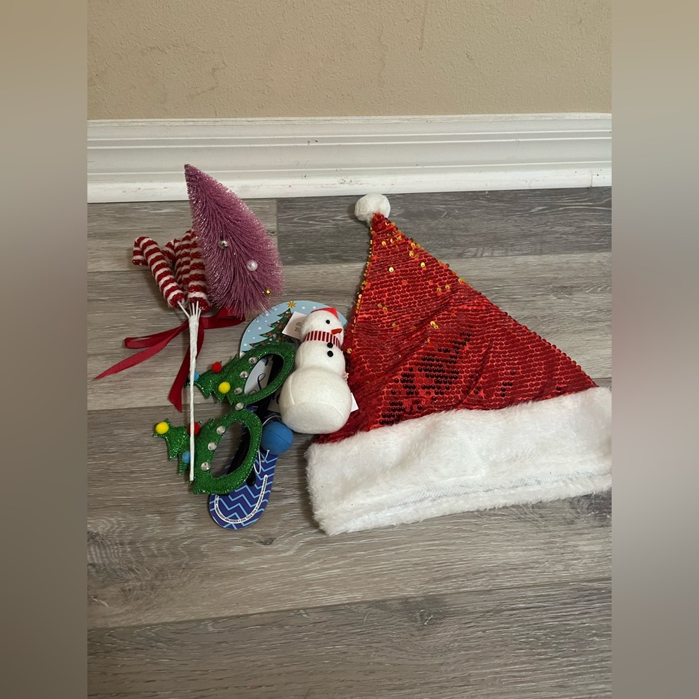 Holiday lot from dollar tree and hobby lobby